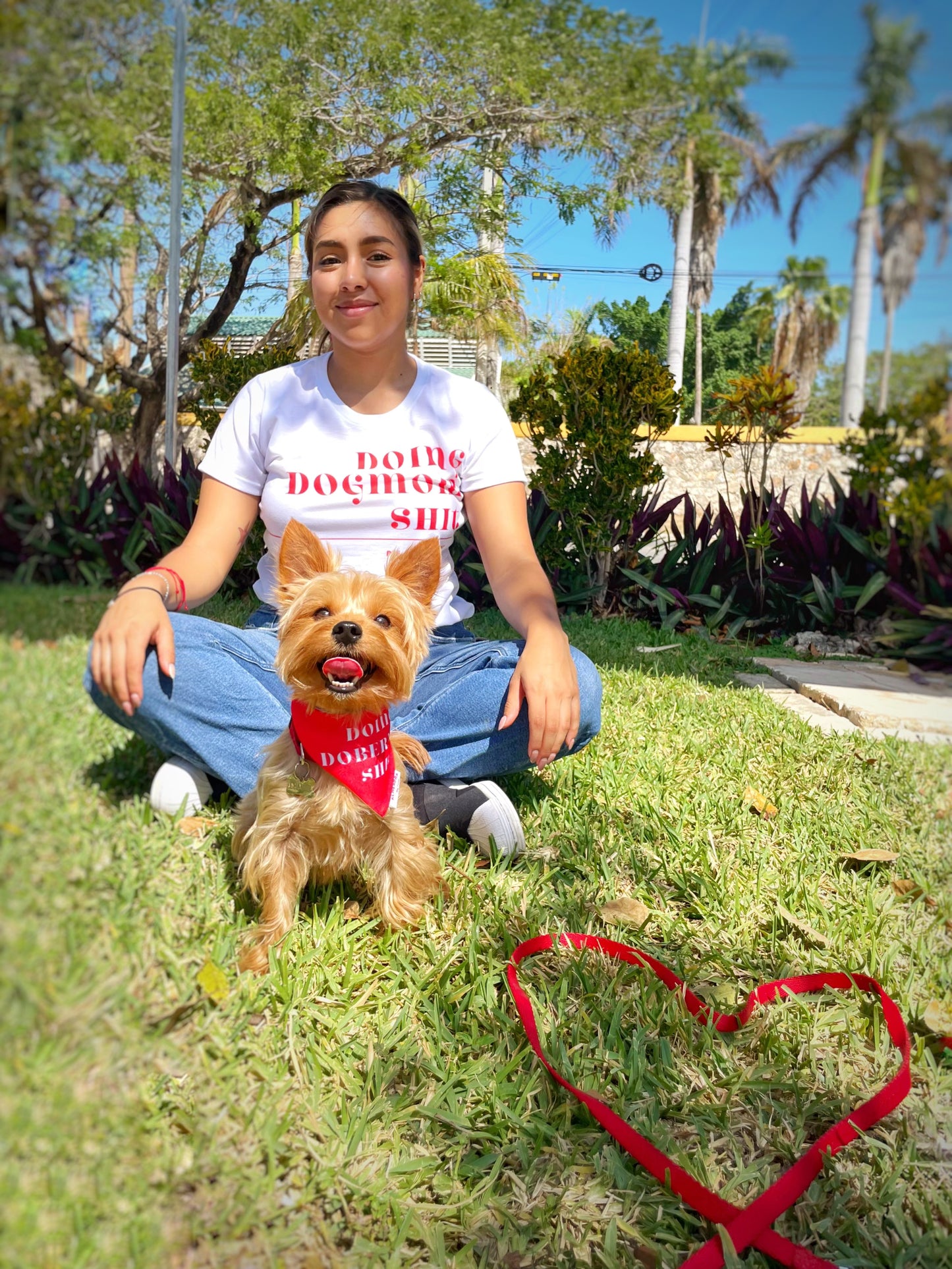 Kit Bandana y Playera Doing Mom / Doing Dog